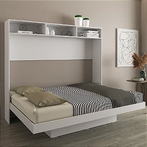 Cama Articulada Casal - CM8043 - Branco - Tecno Mobili