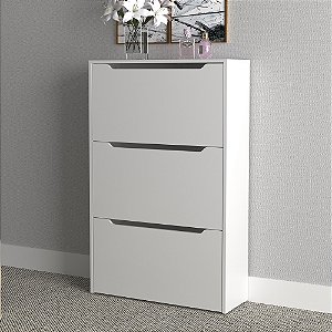 Sapateira 03 Portas - SA3405 - Branco - Tecno Mobili