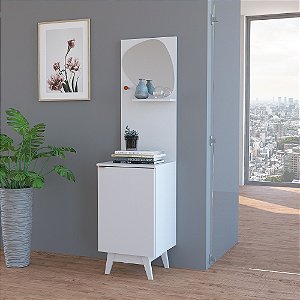 Aparador Multiuso c/ Espelho - AP2312 - Branco - Tecno Mobili