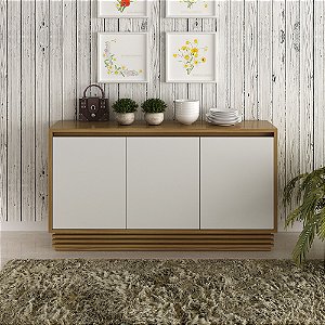 Balcão Buffet - BB2610 - Amendoa/Off White - Tecno Mobili