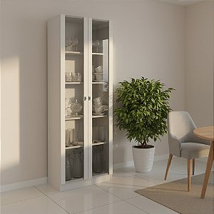 Cristaleira 02 Portas - CR6003 - Branco - Tecno Mobili