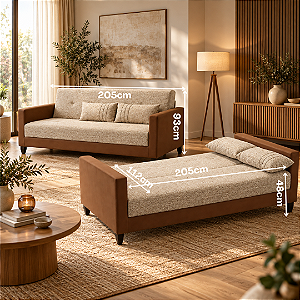 Sofa Cama Sportage - Rincão Estofados