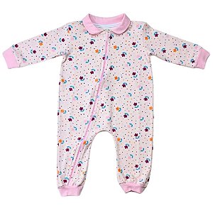 Macacão Longo Suedine Flores