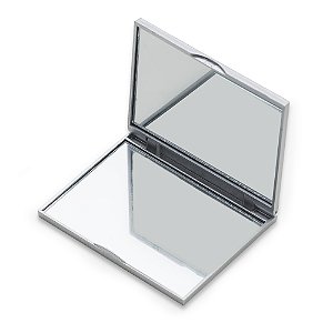 Espelho Plástico Duplo Sem Aumento Personalizado - Mínimo 20
