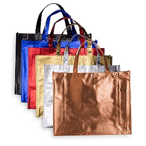 Sacola TNT Metalizada 41x50cm - Personalizado