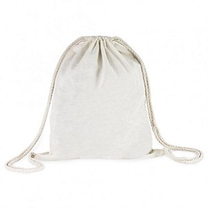Mochila Saco Algodão  Personalizada 40X32cm