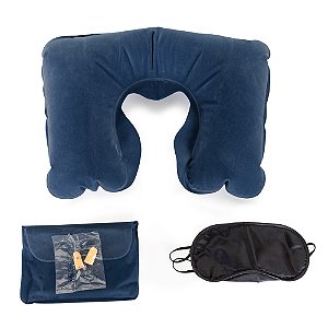 Kit Viagem Almofada com 3 Peças  Personalizado