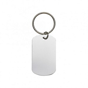 Chaveiro Plaquinha de Metal Personalizado