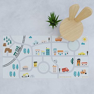 Tapete Playmat Urbano Azul