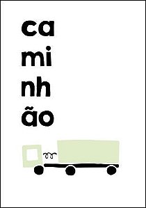 Quadro Infantil Caminhão