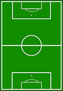 Quadro Infantil Campo de Futebol