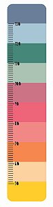 Régua de Crescimento Paleta de Cores