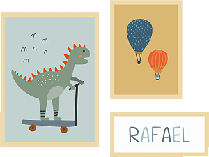 Kit quadros Rafael