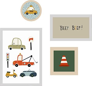 Composição Tema Carrinhos