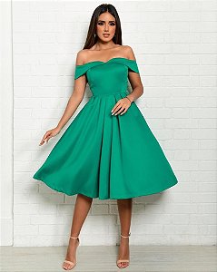 Vestido Mid Thais Verde