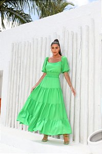 Vestido Longuete Chiara Verde