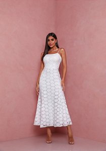 Vestido Midi Guigui Branco