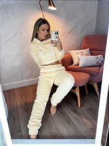 Pijama Longo Fofys Amarelo
