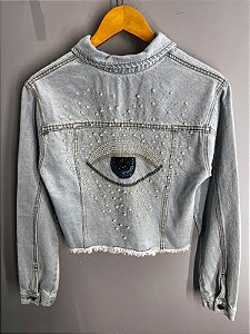 Jaqueta Jeans Olho Azul