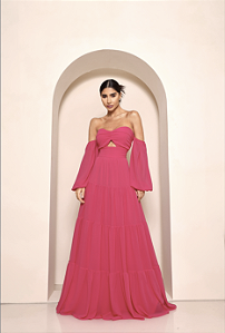 Vestido Longo Noronha Pink