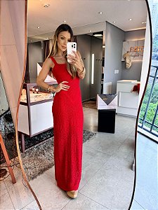 Vestido Tricot Mar Vermelho