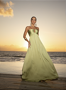 Vestido Longo Larissa Verde