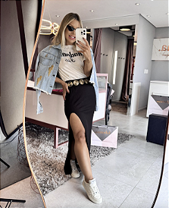 Saia Longa Strong Preto