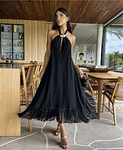 Vestido Frente Unica Aire Preto