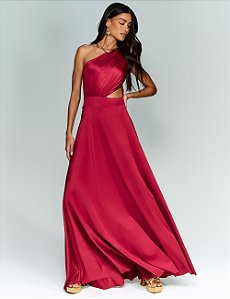 Vestido Longo Pamplona Vinho