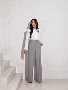 Calça Pantalona Paris Mescla