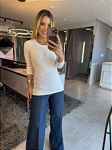 Blusa Alongada Allure Branco