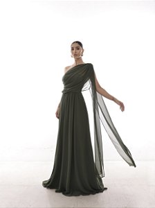 Vestido Longo Atenas Verde