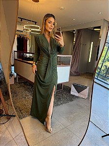 Vestido Longo Tave Verde