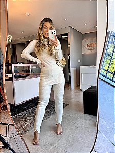 Conjunto Allure Pezinho Creme