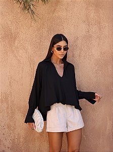 Blusa Balone Mandy Preto