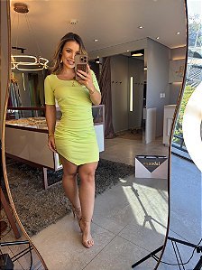 Vestido Curto Assimétrico Juju Lima
