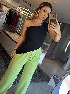 Blusa Assimetrica Choe Vanessa Preto