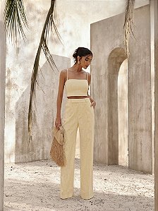 Conjunto Linho Solar Amarelo