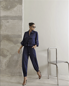 Conjunto Jogger Tata Azul Marinho