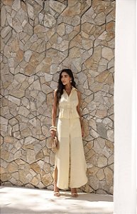 Conjunto Linho Nana Amarelo