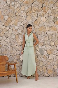 Conjunto Linho Nana Verde