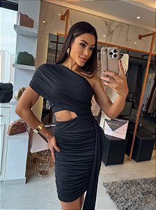 Vestido Cropped Stella Preto