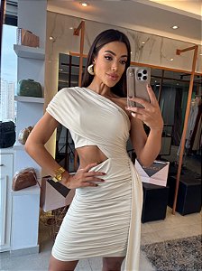 Vestido Cropped Stella Natural