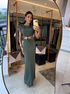 Vestido Longo Avi Verde