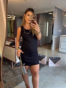 Vestido Curto Bella Preto