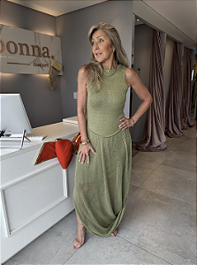 Vestido Longo Aladin Verde