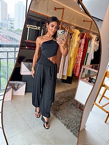 Macacão Jersey Soso Preto