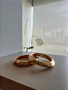 Bracelete Dourado Polido Clara