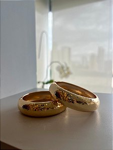 Bracelete Dourado Organico Lele