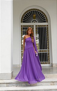 Vestido Longo Stan Roxo